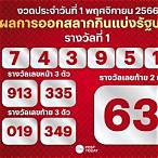 ตรวจหวยงวดวันที่ 1 พฤศจิกายน 2560